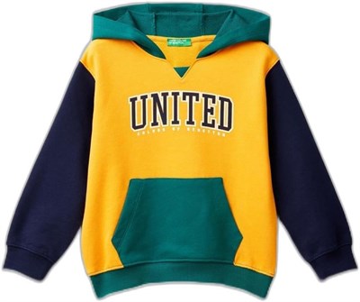 United Colors of Benetton Maglia C/Capp. M/L 3j68g200q Kapüşonlu sweatshirt Erkek çocuk