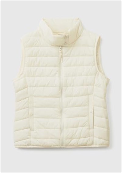 United Colors of Benetton Recycled Polyester Dolgulu Pufa Yelek Yelek Kadın