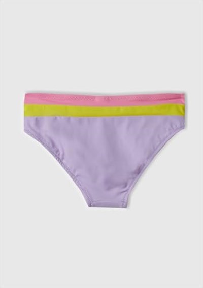 United Colors of Benetton Renk Bloklu Üçgen Kesim Bikini Takımı Bikini Kız çocuk