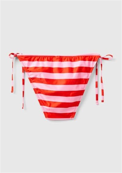 United Colors of Benetton Renk Bloklu Kenardan Bağlamalı Brezilya Model Bikini Altı Bikini Kadın