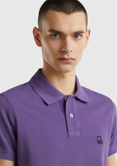 United Colors of Benetton Slim Fit Kısa Kollu Polo T-shirt Polo T-Shirt Erkek