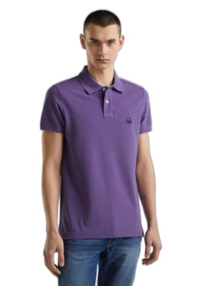 United Colors of Benetton Slim Fit Kısa Kollu Polo T-shirt Polo T-Shirt Erkek