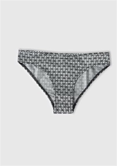 United Colors of Benetton Tamamı Desenli Fırfırlı Boyundan Bağlamalı Bikini Takımı Bikini Kız çocuk