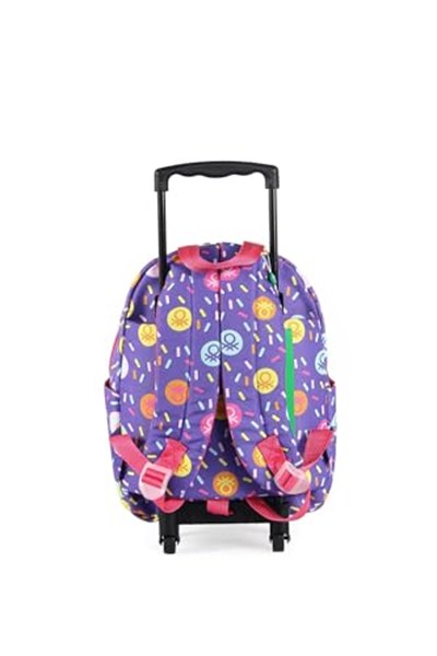 United Colors of Benetton Unıted Colors Of Benetton Kız Çocuk Anaokul Tekerlekli Sırt Çantas 03678 Mor STD
