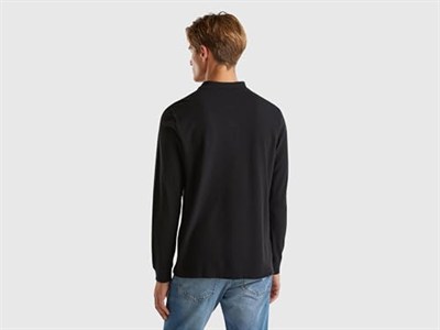 United Colors of Benetton Uzun Kollu Polo T-Shirt, Erkek Polo Tişört