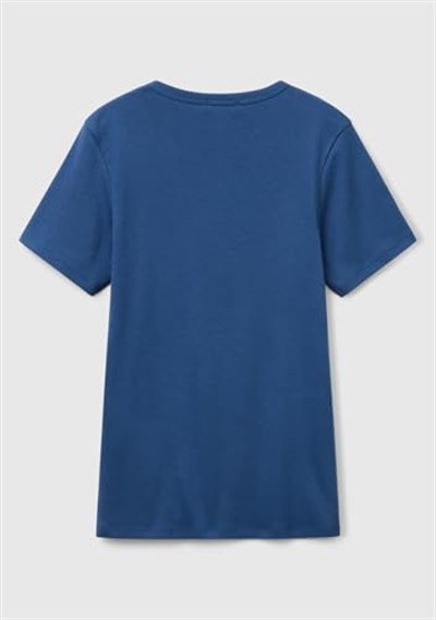 United Colors of Benetton%100 Koton Benetton Yazılı Basic Tshirt T-Shirt Kadın