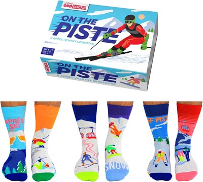 United Oddsocks Piste Kayak 39-46 6lı set içinde - çorap