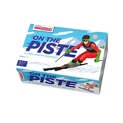 United Oddsocks Piste Kayak 39-46 6lı set içinde - çorap