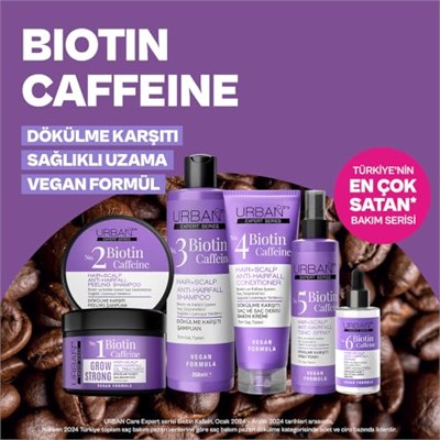 URBAN Care Expert Biotin & Kafein Dökülme Karşıtı Saç Toniği 200 ml- Vegan
