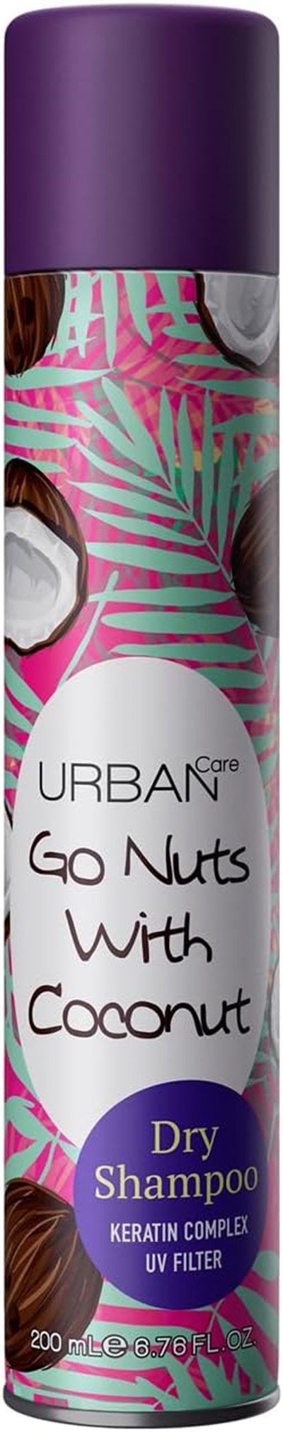 URBAN Care Hacimlendirici Kuru Şampuan Go Nuts With Coconut 200 ml- Vegan - Seçenekler: 200 Ml, 200 Ml (2 paketi), 75 Ml, 200 Ml (4 paketi)