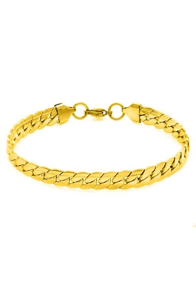 Urban Snake Model Kararmaz Çelik Unisex Erkek Bileklik