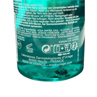 Uriage Hyseac Akne Eğilimli Ciltler için Tonik 250ml