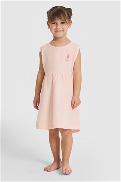 U.S. Polo Assn. Kız Çocuk Somon Pijama Takım 50326613-VR047 - Seçenekler: 4-5 Yıl, 5-6 Yıl, 6-7 Yıl, 7-8 Yıl, 10-11 Yıl, 12-13 Yıl...