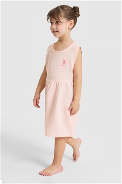 U.S. Polo Assn. Kız Çocuk Somon Pijama Takım 50326613-VR047 - Seçenekler: 4-5 Yıl, 5-6 Yıl, 6-7 Yıl, 7-8 Yıl, 10-11 Yıl, 12-13 Yıl...
