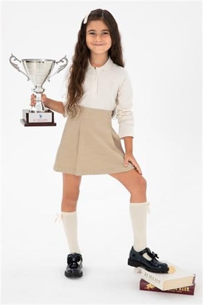 U.S. POLO ASSN. Kız Çocuk Sweatshirt 50296377 - Seçenekler: 3-4 Yıl, 4-5 Yıl, 5-6 Yıl, 6-7 Yıl, 7-8 Yıl, 8-9 Yıl...