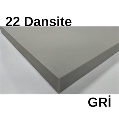 Ütü Masası Süngeri 22 Dansite 5 mm – Isıya Dayanıklı Gri 60 × 140 cm