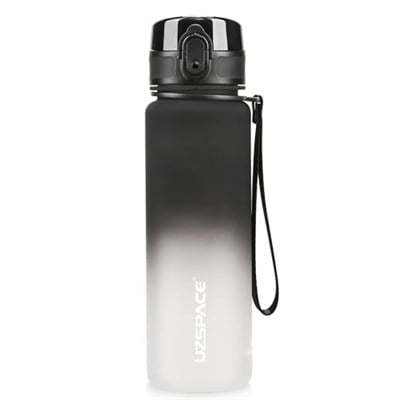 UZSPACE İçecek şişesi 500 ml/800 ml/1 l/1,5 l, sızdırmaz, Tritan ve BPA içermeyen su şişesi, bisiklet, fitness, dış mekan için
