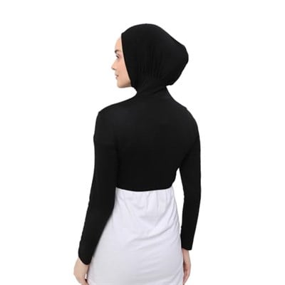 Uzun Kollu Boyunluklu Boneli Yarım Body
