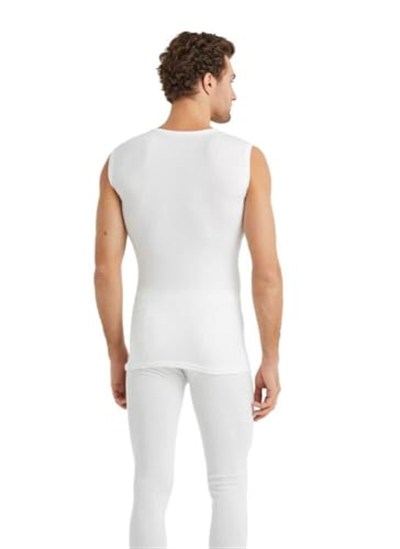 V Yaka Thermal Atlet Unisex İçlik Beyaz C3T4N2O9