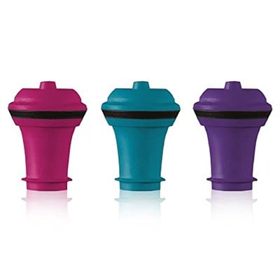 Vacu Vin 08850606 yedek tıpa renkli 3lü set