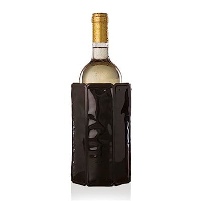 Vacu Vin 38804606- Aktif şarap soğutucu siyah 0,75-1,0 l