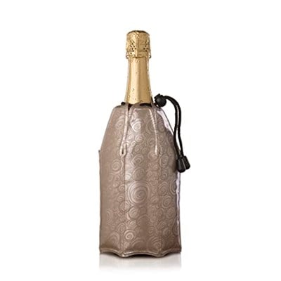 Vacu Vin 38855626 Aktiv şampanya soğutucu motifi platin