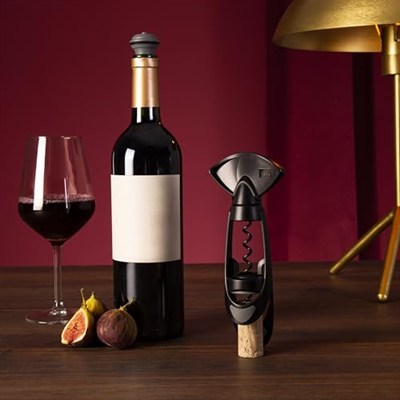 Vacu Vin - 68814606- Tirbuşon Twister siyah hediye paketi