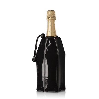 Vacu Vin Aktif Soğutucu Şampanya Siyah