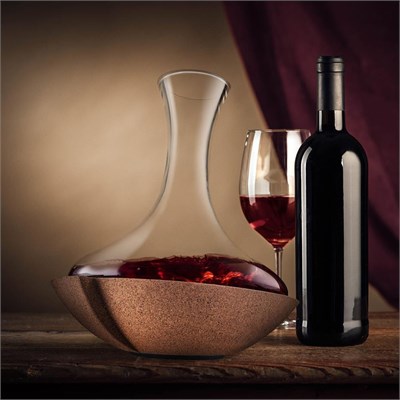 Vacu Vin Swirling Karaf - Kutulu Şeffaf