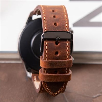 VAGAVE Huawei Watch GT4 GT5 GT6 PRO GT2 GT2e GT2pro GT3 GT3pro Watch 4 Deri Kordon - Seçenekler: Bordo, Gri, Hardal, Kahve, Kırmızı, Mavi, Siyah, Taba...