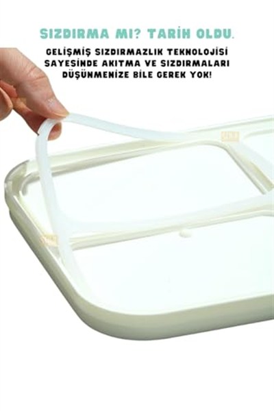 Vagonlife Bento 820ml Lunchbox Sevimli Dostlar Tek Katlı 3 Bölmeli Paslanmaz Çelik Sefer Tası Yemek Kutusu (Pembe Unicorn)