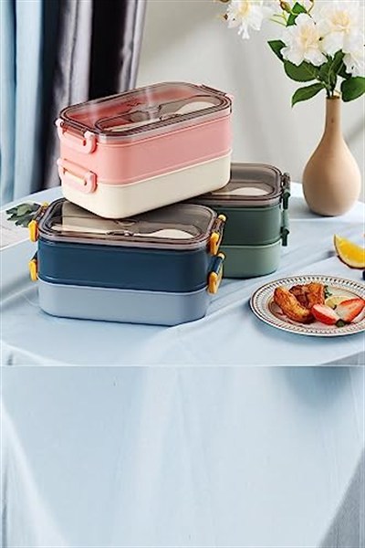Vagonlife Bento Lunch Box Ofis-Okul İçin Yeni Nesil Sefer Tası -Çorba Kaseli Model-Paslanmaz Çelik Pembe