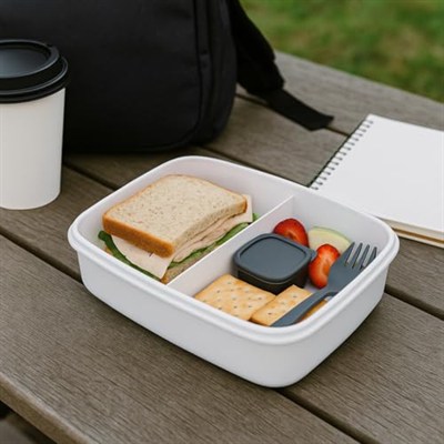 Vakumlu Lunchbox Yemek Kabı – Sızdırmaz, Taşınabilir ve Sağlıklı Saklama Kutusu | Çatal Kaşık Bölmeli | Gıda Dostu (YAVRUAĞZI)