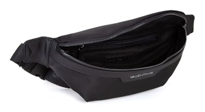 VALENTINO, CARDANO (VBS8AQ08), BORS. SUP MAT Tessile, Belt Bag, Nero (Uomo)