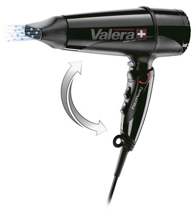 Valera Swiss Light 5400 fold-Away Ionic – 2000 W, Mod.: SL 5400 T, profesyonel saç kurutma makinesi, iyon-jeneratör, Swiss Made – Ultra hafif ve dar Ondulierduese bilgisayarların ile