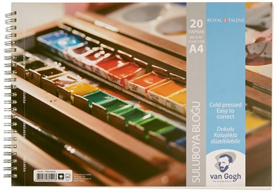 Van Gogh Suluboya Bloğu 300 Gr - A4 - 20 Yaprak Spiralli