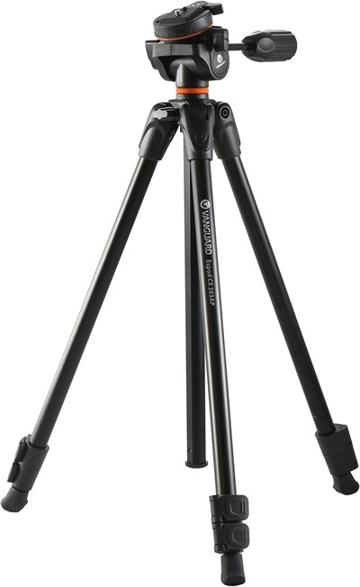 Vanguard Espod Cx 203Ap, Foto/Video Tripod, Max Yükseklik 155cm, Siyah