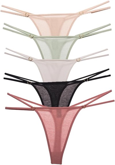 Vanilya Secret İpli Tanga Pamuk 5Li Paket