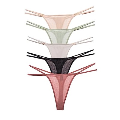 Vanilya Secret İpli Tanga Pamuk 5Li Paket