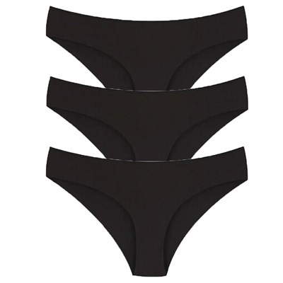 Vanilya Secret Kadın Renkli Düşük Bel Dikişsiz Lazer Kesim Külot 3lü Paket