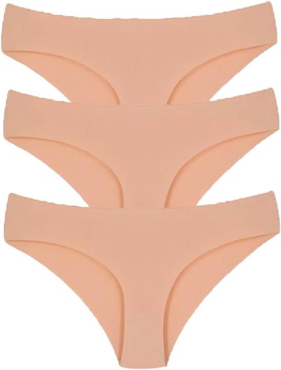 Vanilya Secret Kadın Renkli Düşük Bel Dikişsiz Lazer Kesim Külot 3lü Paket