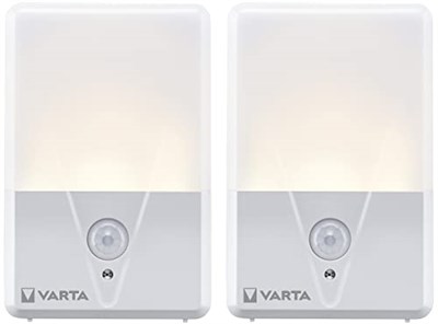 Varta Motion Sensor Night Light 3AAA (İkili Paket) - Seçenekler: Hareket Sensörü Işığı, İkili Paket, Hareket Sensörlü Işık