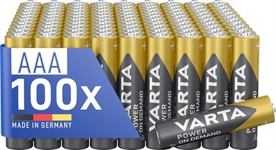 VARTA POWER ON DEMAND AAA FOL10x10 PBOX