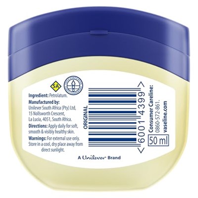 Vaseline Blue Seal Jelly 50 Ml Original