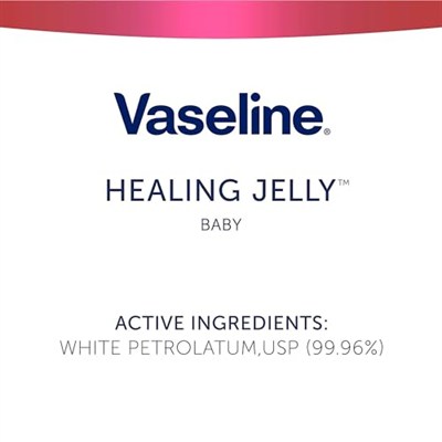 Vaseline Petroleum Jelly Bebek Cilt Bakımı Koruyucu ve Saf 4 Sayım Kuru Cildi Tedavi Eder ve Bezin Döküntüsünden Şişmiş Cildi Önler Hipoalerjenik ve Ciltte Nazik 13 Oz
