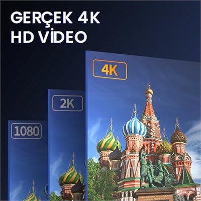VegGieg 4K 30Hz DisplayPort to HDMI Dönüştürücü Kablo 3 Metre - Seçenekler: 3 Metre, 1.5 Metre, 5 Metre