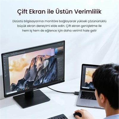 VegGieg DVI 24+1 to HDMI 2K Dönüştürücü Monitör Kablosu 1.5 Metre