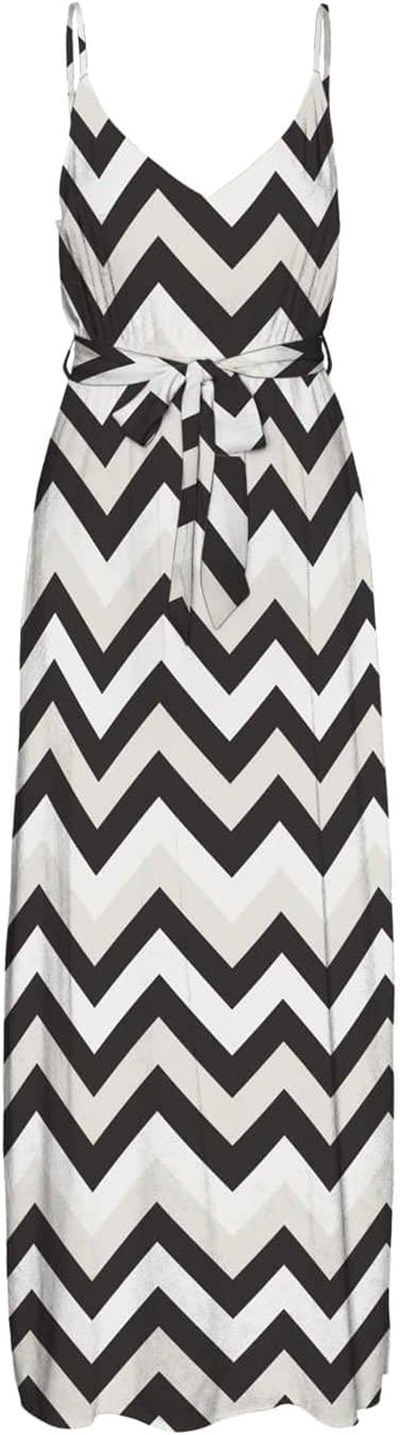 VERO MODA VMEASY JOY SLIT MAXI V-NECK DRESS WV GA Elbise Kadın