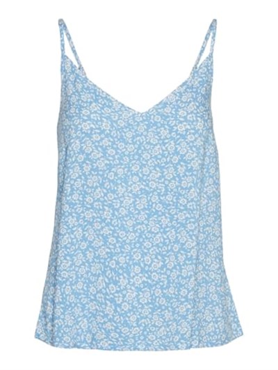 VERO MODA VMEASY JOY V-NECK SINGLET WVN GA Tişört Kadın