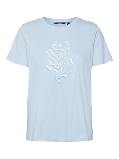 VERO MODA VMFRANCIS SEA SS TOP BOX JRS POP3 Tişört Kadın